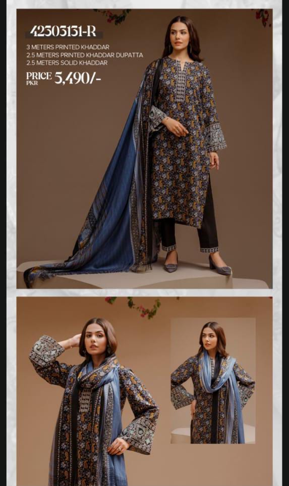 Nishat Khaddar Collection V2