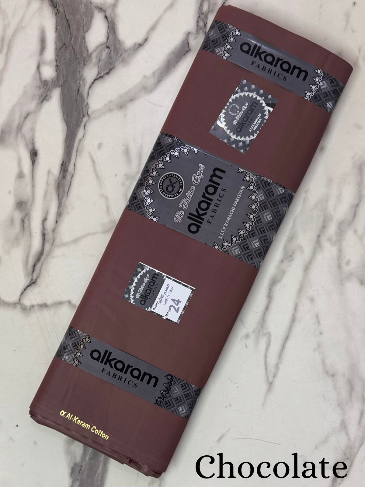 AlKaram Cotton –Chocolate Color Winter Collection