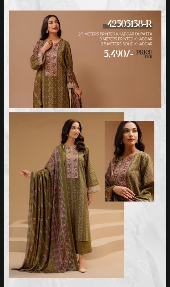 Nishat Khaddar Collection V2